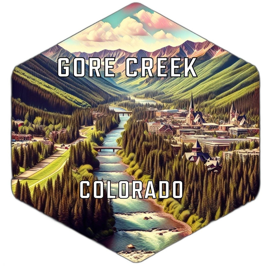 Gore Creek Colorado Travel Destination Souvenir Vinyl Decal Sticker Image 1