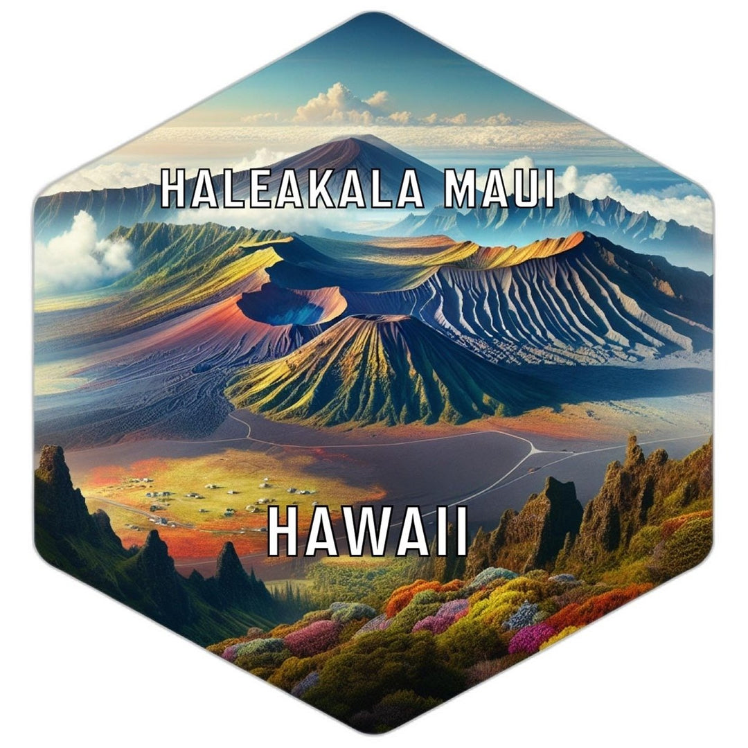 Haleakala Maui Hawaii Travel Destination Souvenir Vinyl Decal Sticker Image 1