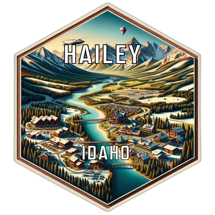 Hailey Idaho Travel Destination Souvenir Vinyl Decal Sticker Image 1