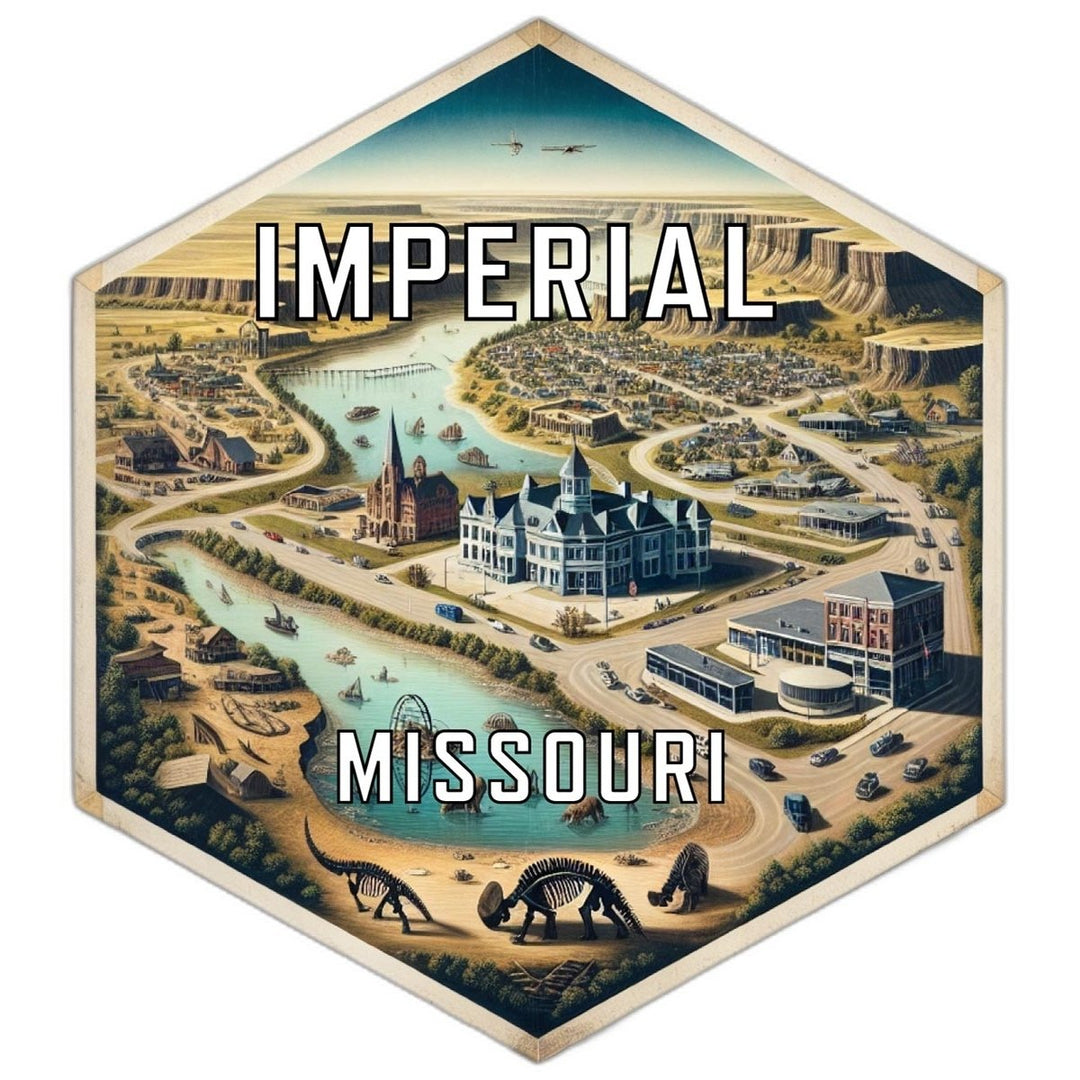 Imperial Missouri Travel Destination Souvenir Vinyl Decal Sticker Image 1