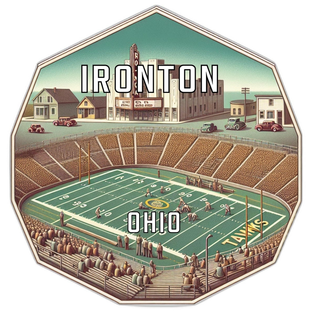 Ironton Ohio Travel Destination Souvenir Vinyl Decal Sticker Image 1