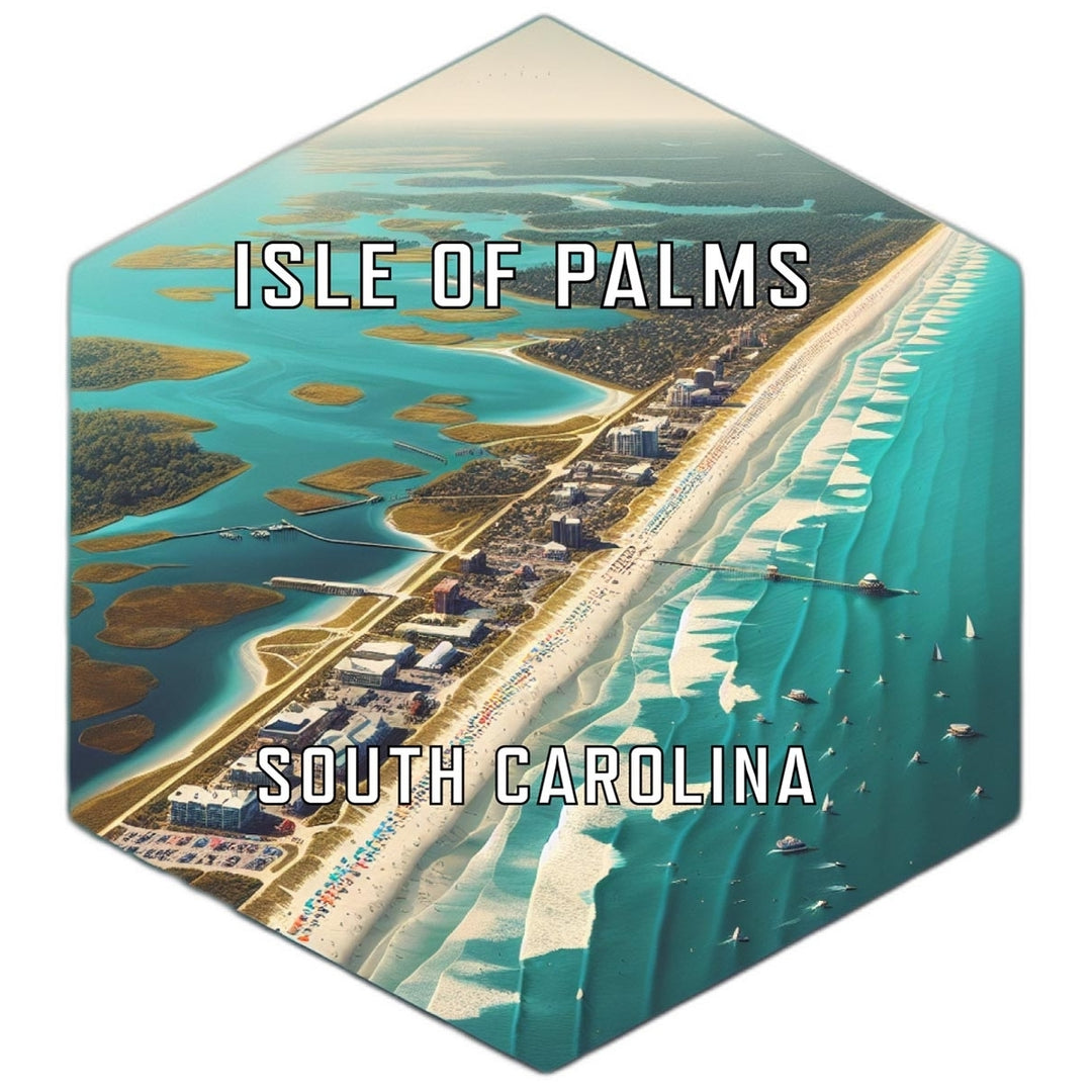 Isle Of Palms South Carolina Travel Destination Souvenir Vinyl Decal Sticker Image 1