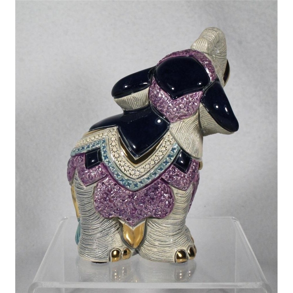 DeRosa Rinconada Family Figurine Indian Elephant - F241 - In Box Image 3