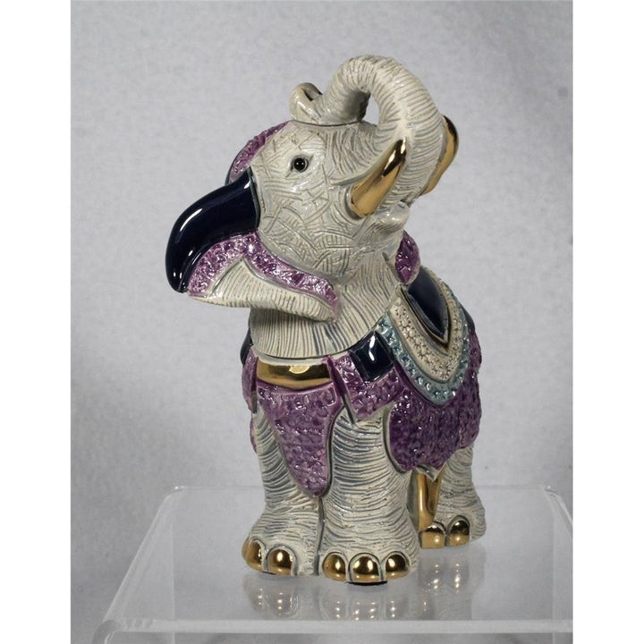 DeRosa Rinconada Family Figurine Indian Elephant - F241 - In Box Image 4