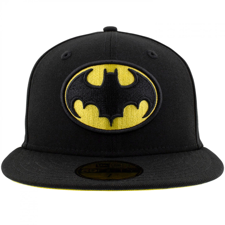 Batman 1989 Keaton Logo Era 59Fifty Fitted Hat Image 2