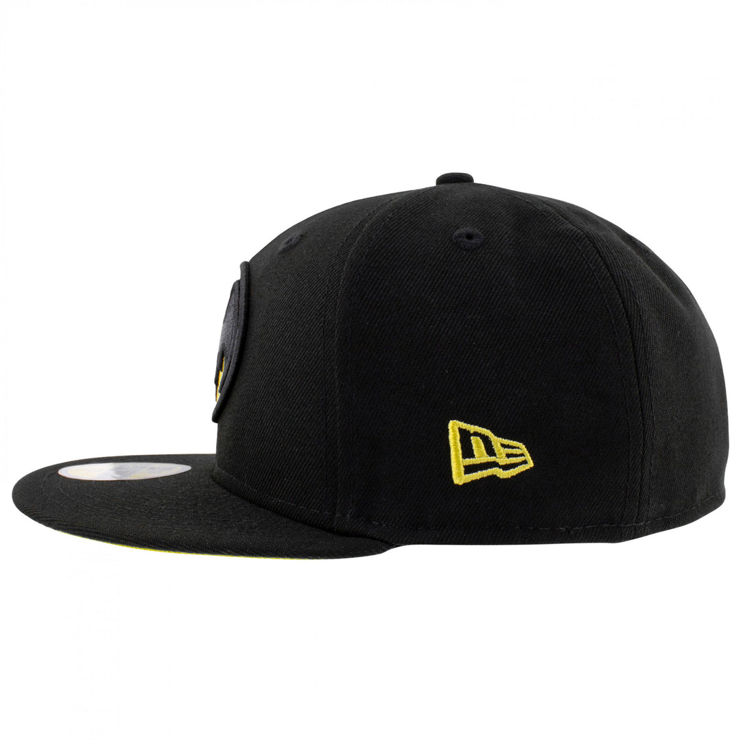 Batman 1989 Keaton Logo Era 59Fifty Fitted Hat Image 4