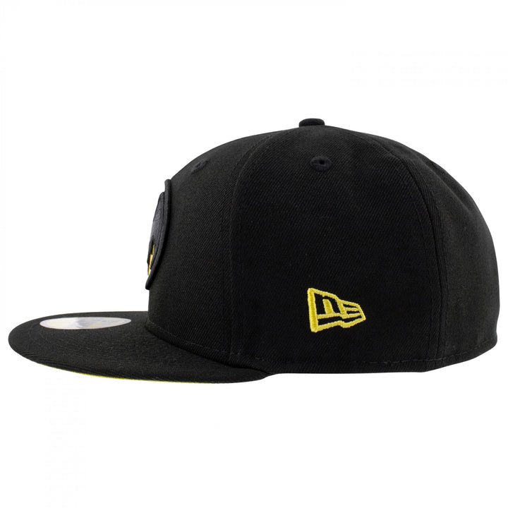 Batman 1989 Keaton Logo Era 59Fifty Fitted Hat Image 4