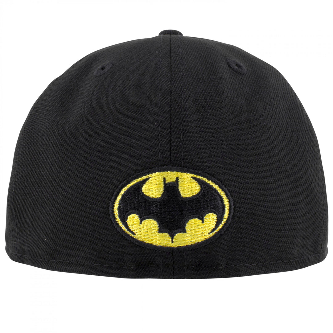 Batman 1989 Keaton Logo Era 59Fifty Fitted Hat Image 4