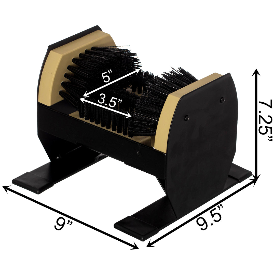 Gardenised Shoe Cleaner and Boot Scraper Portable or Floor-Mounted Scrubbing Brush for Indoor and Outdoor Use All Image 4