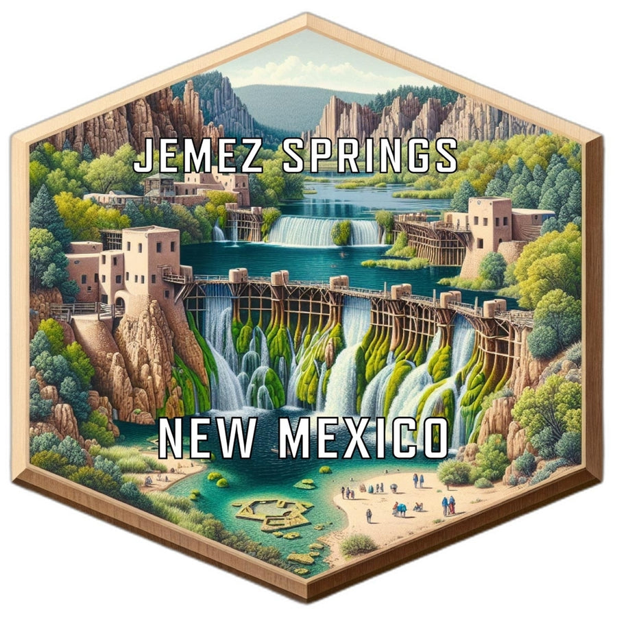 Jemez Springs Mexico Travel Destination Souvenir Vinyl Decal Sticker Image 1