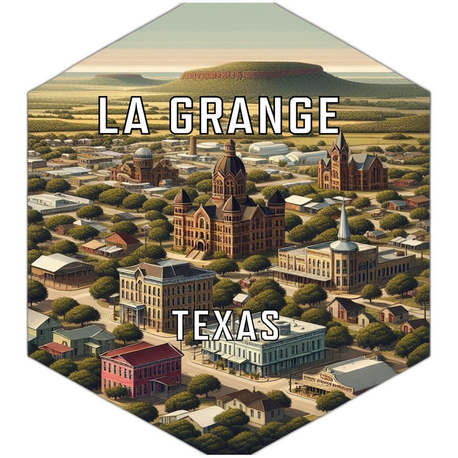 La Grange Texas Travel Destination Souvenir Vinyl Decal Sticker Image 1