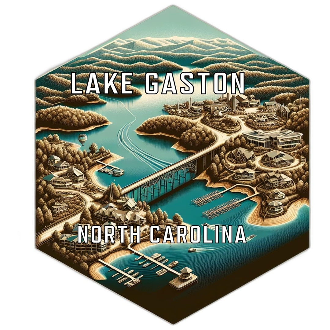 Lake Gaston North Carolina Travel Destination Souvenir Vinyl Decal Sticker Image 1