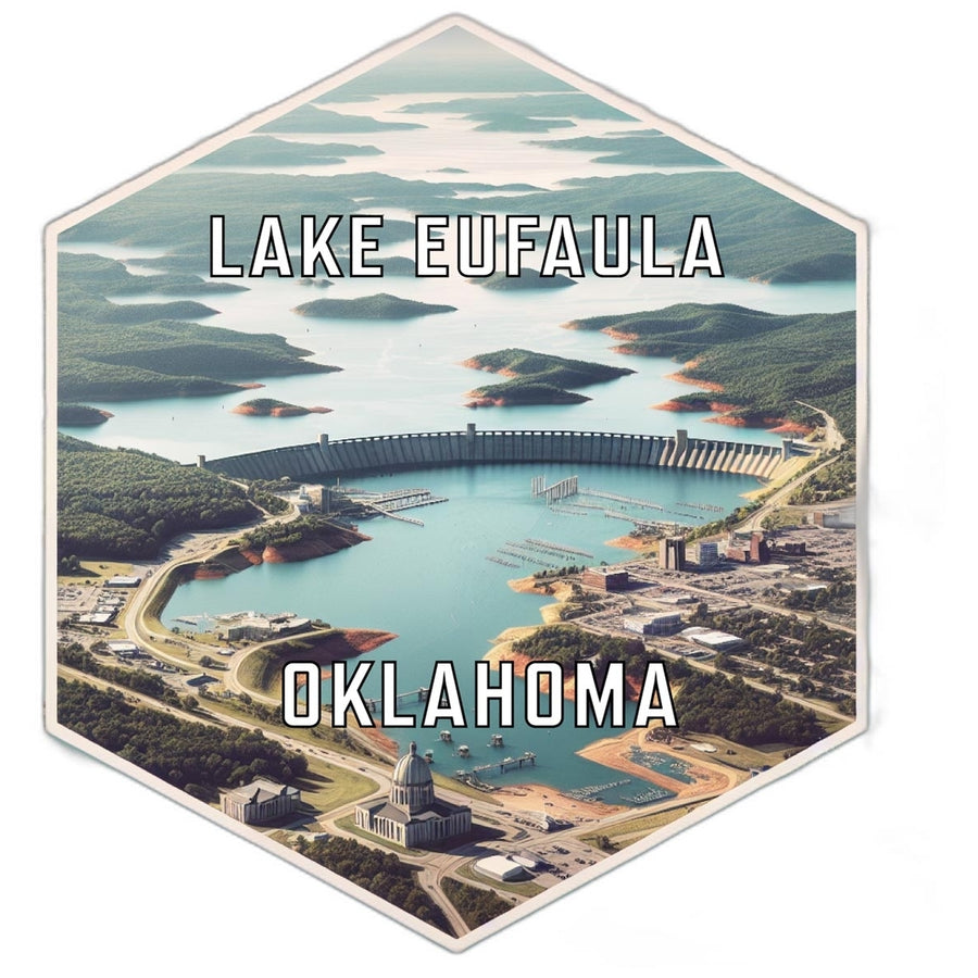 Lake Eufaula Oklahoma Travel Destination Souvenir Vinyl Decal Sticker Image 1