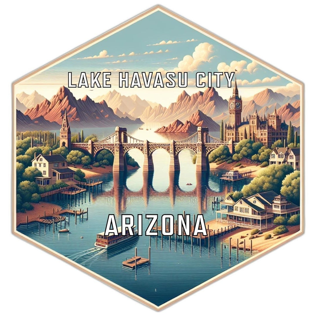 Lake Havasu City Arizona Travel Destination Souvenir Vinyl Decal Sticker Image 1