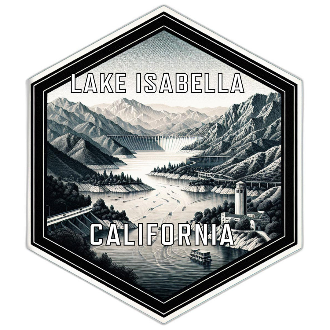 Lake Isabella California Travel Destination Souvenir Vinyl Decal Sticker Image 1