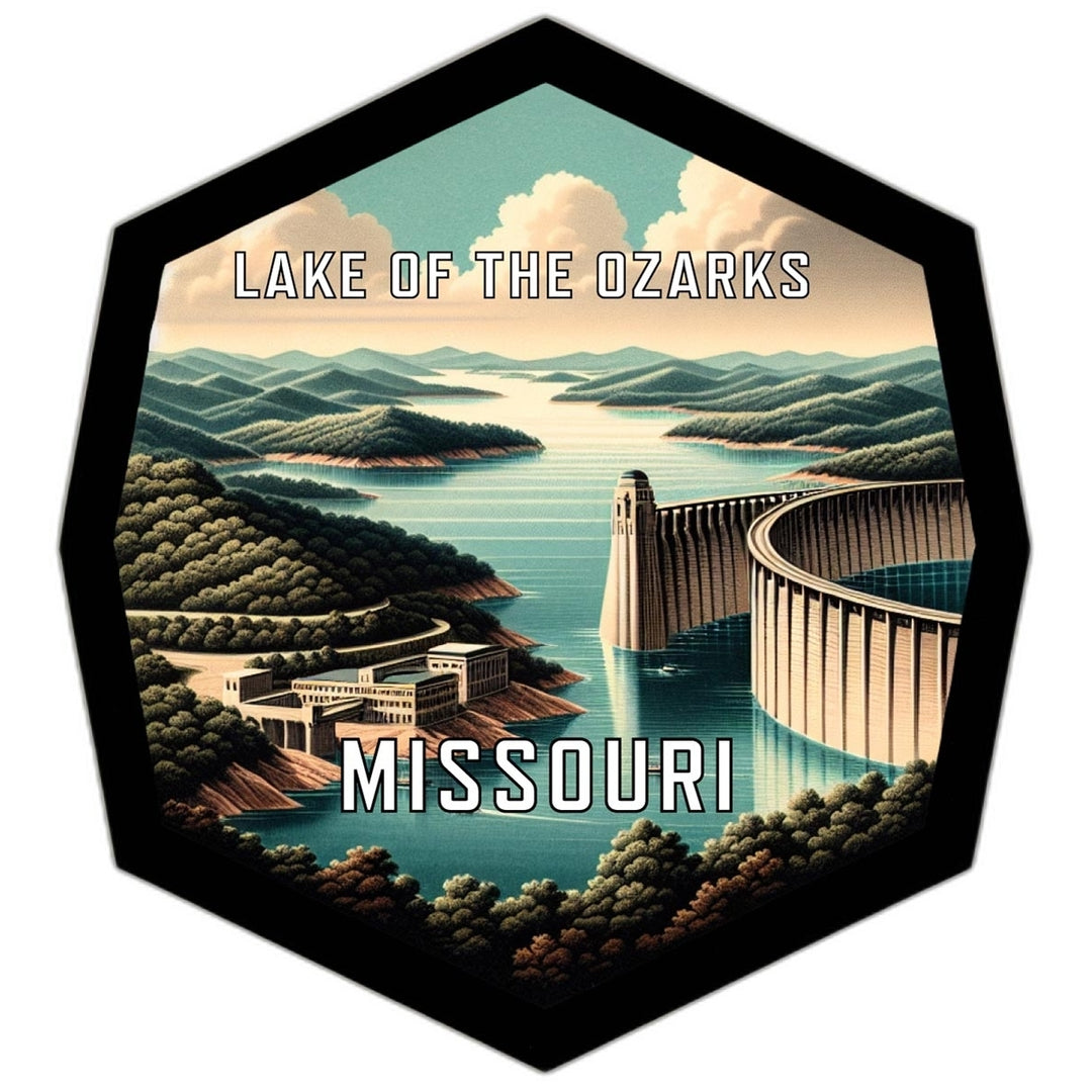 Lake Of The Ozarks Missouri Travel Destination Souvenir Vinyl Decal Sticker Image 1