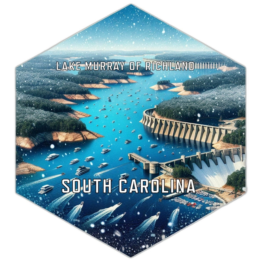 Lake Murray Of Richland South Carolina Travel Destination Souvenir Vinyl Decal Sticker Image 1