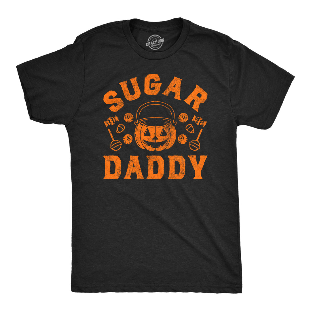 Mens Funny T Shirts Sugar Daddy Sarcastic Halloween Candy Trick Or Treat Novelty Tee For Men Image 1