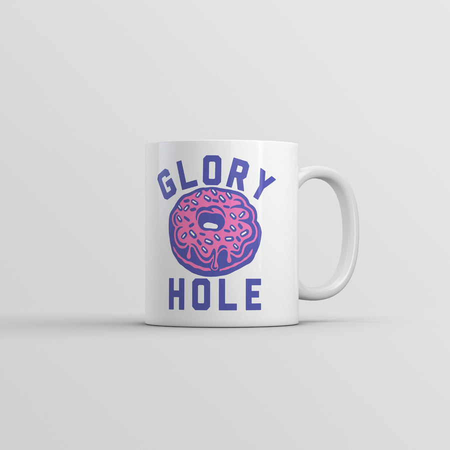 Glory Hole Mug Funny Sarcastic Donut Graphic Coffee Cup-11oz Image 1