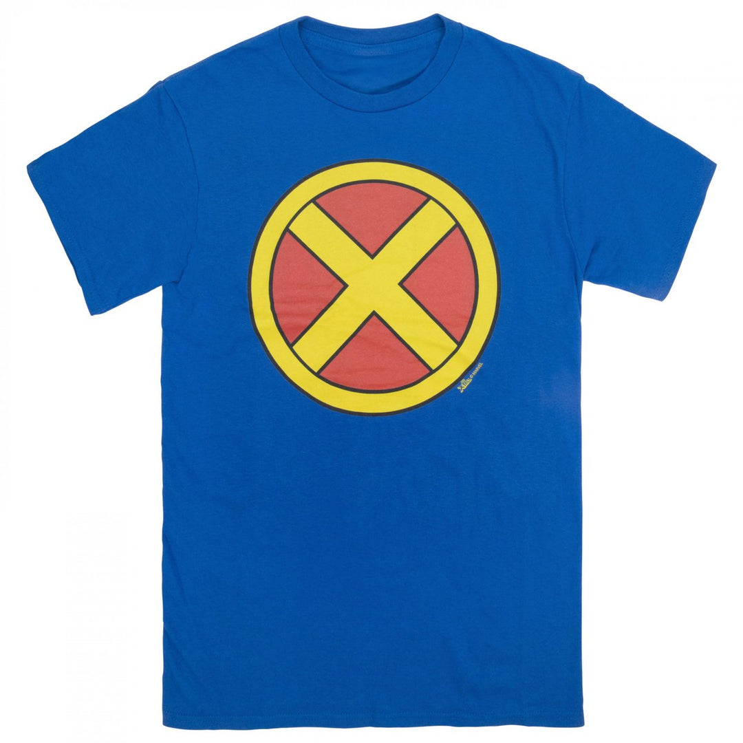 X-Men Classic Logo Blue Colorway T-Shirt Image 1