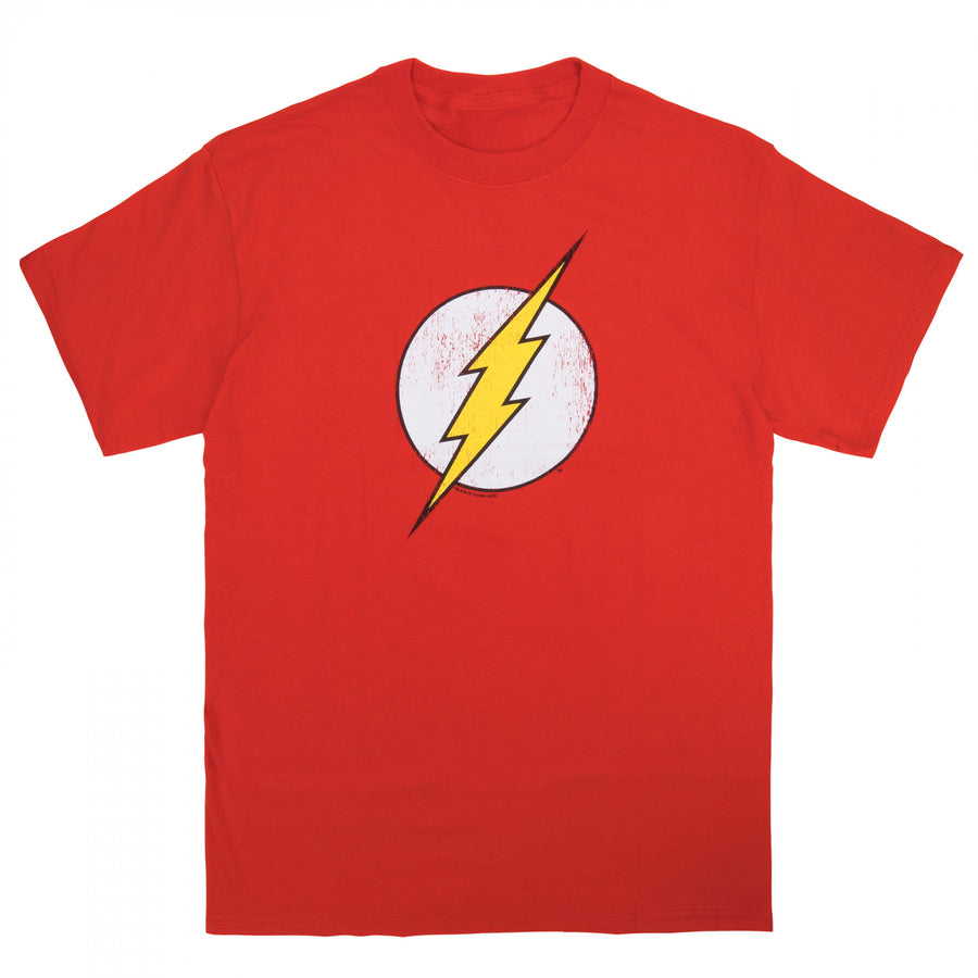 Flash Distressed Symbol T-Shirt Image 1