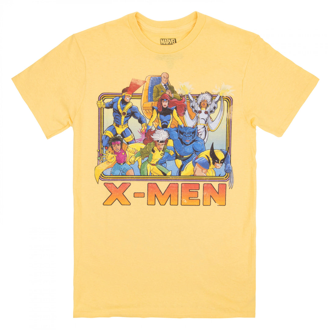 Marvel X-Men 90s Cartoon Lineup T-Shirt Image 1