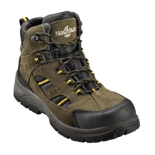 FSI FOOTWEAR SPECIALTIES INTERNATIONAL NAUTILUS Nautilus Safety Footwear Mens Steel Toe EH Waterproof Hiker Work Boot Image 1