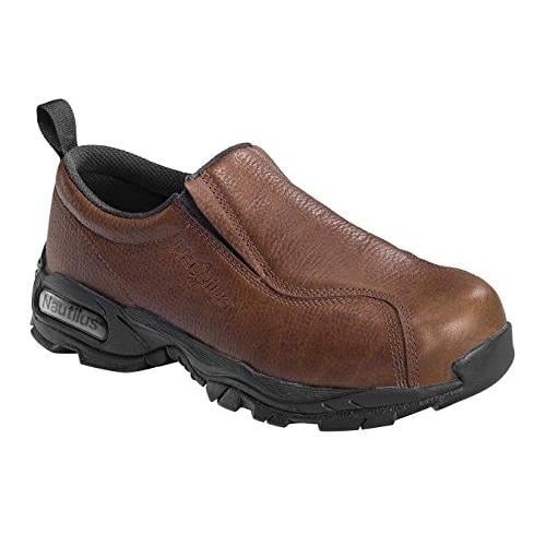 FSI FOOTWEAR SPECIALTIES INTERNATIONAL NAUTILUS Nautilus Safety Footwear Mens Soft Toe ESD Slip-On Work Shoe Moss - Image 1