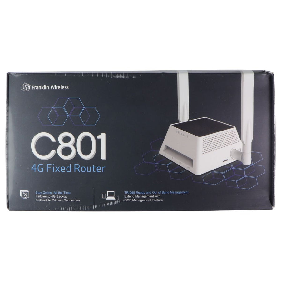 Franklin Wireless 4G Fixed Router (C801) - White Image 1