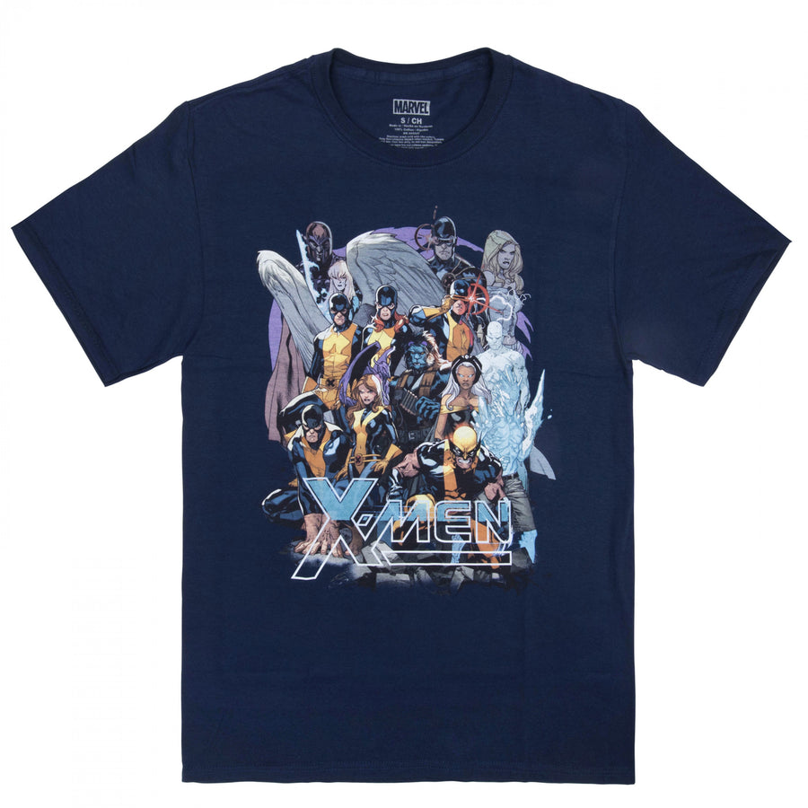 X-Men Past and Future United Mens T-Shirt Image 1