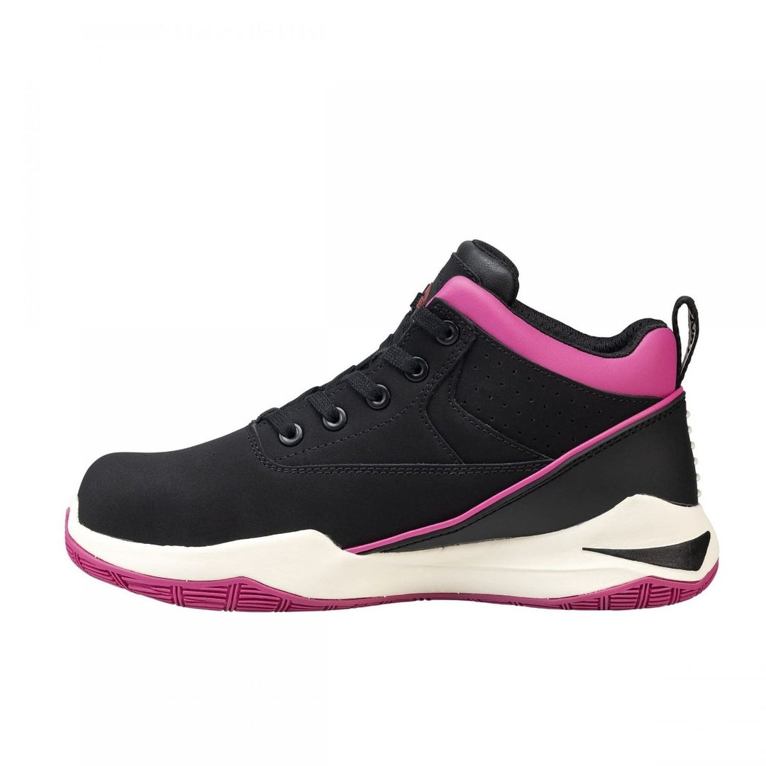 Aven Reaction Mid Sneakers Black Pink A1001 Size Comfort Stylish Footwear Image 3