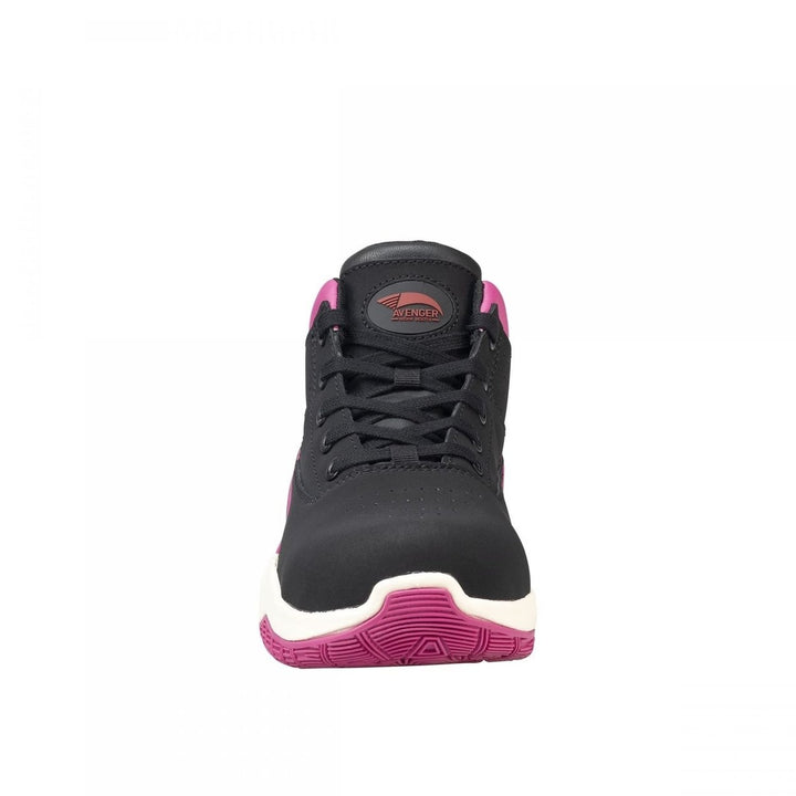 Aven Reaction Mid Sneakers Black Pink A1001 Size Comfort Stylish Footwear Image 4