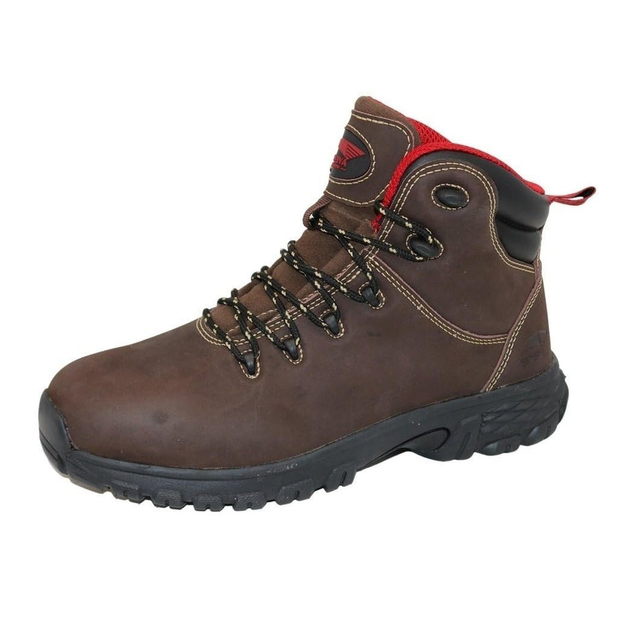 FSI FOOTWEAR SPECIALTIES INTERNATIONAL NAUTILUS Avenger Mens 6" Flight Alloy Toe ESD Waterproof Work Boot Brown - A7421 Image 1