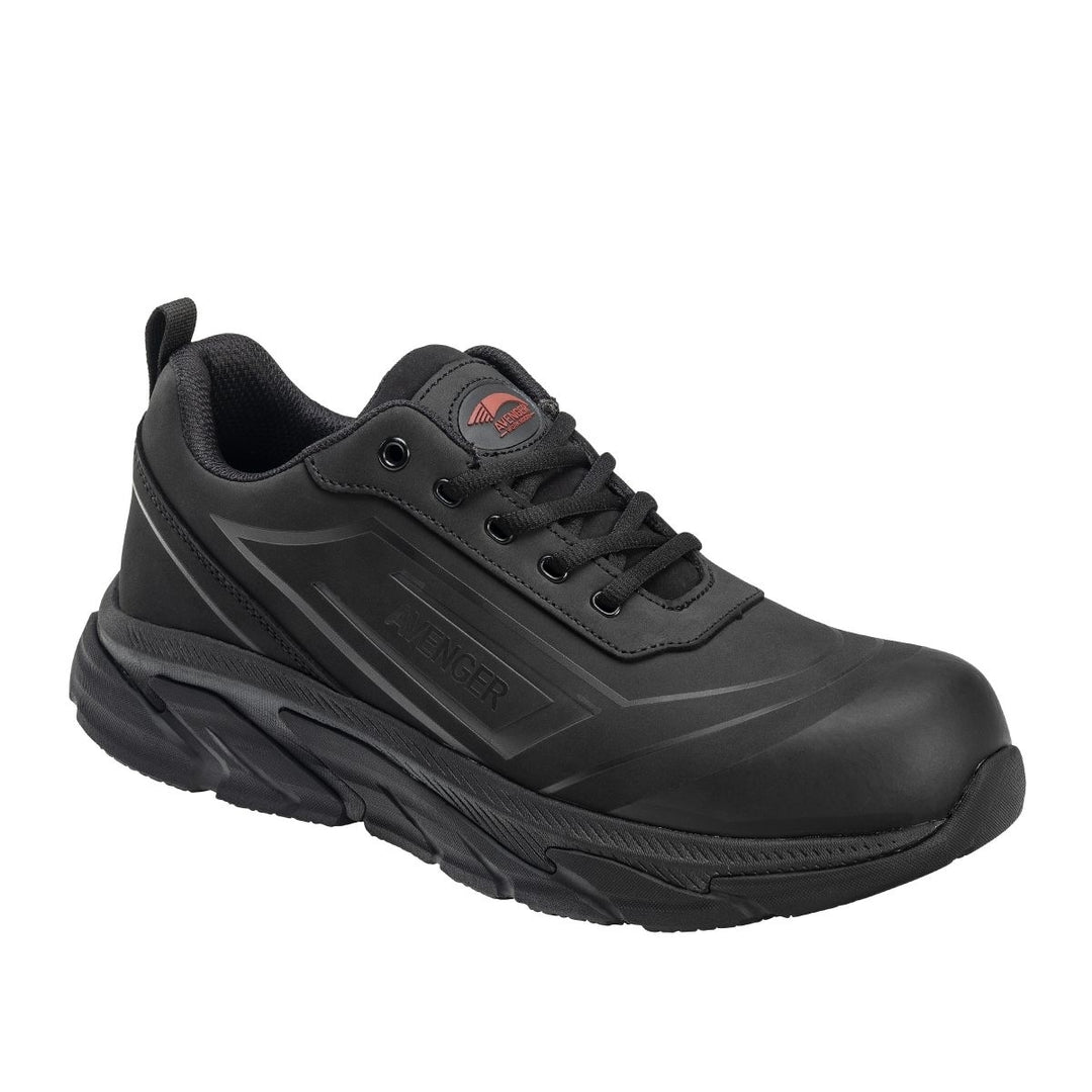 FSI FOOTWEAR SPECIALTIES INTERNATIONAL NAUTILUS Avenger Mens K4 Aluminum Toe EH Oxford Work Shoe Black - A250 BLACK Image 1