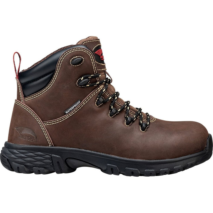 FSI FOOTWEAR SPECIALTIES INTERNATIONAL NAUTILUS Avenger Womens 6" Flight Alloy Toe ESD Waterproof Work Boot Brown - Image 3