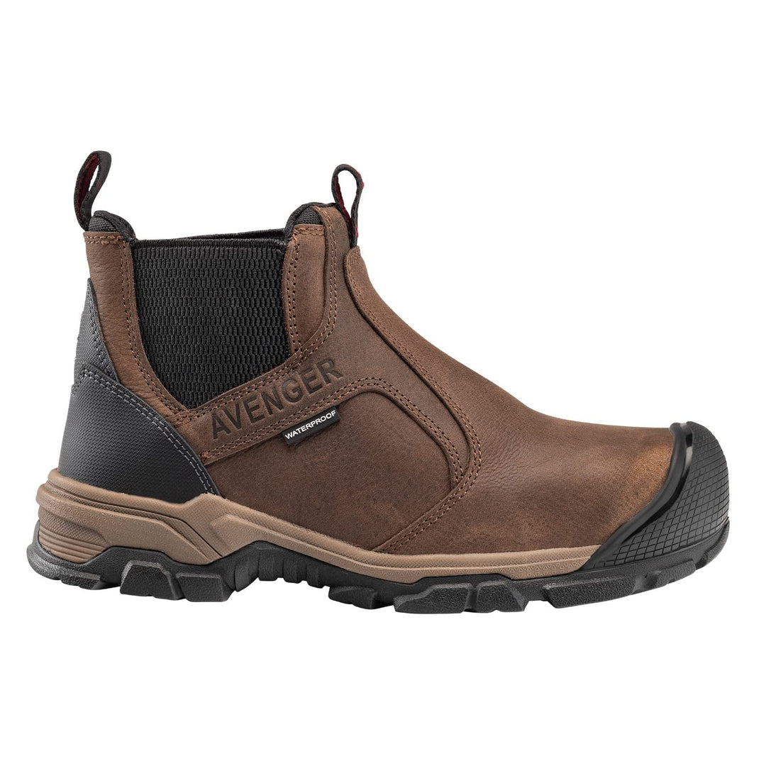 FSI FOOTWEAR SPECIALTIES INTERNATIONAL NAUTILUS Avenger Mens Ripsaw Romeo Alloy Toe EH PR Waterproof Work Boot Brown - Image 3