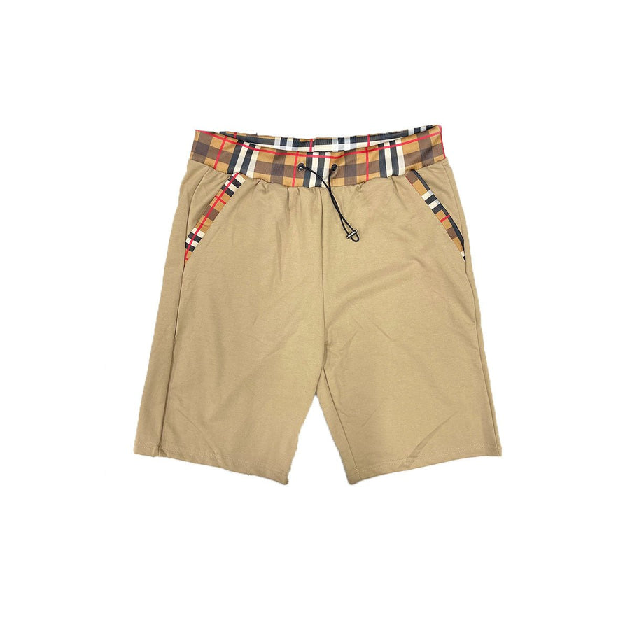 Checkered Detail Shorts Image 1