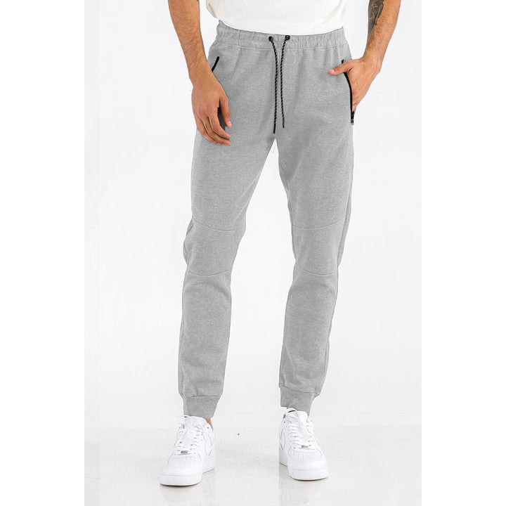 HEATHERED COTTON SWEATS Image 2