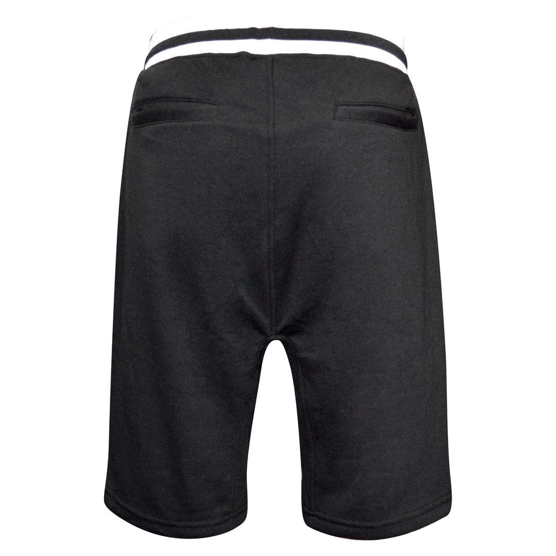 FRENCH TERRY SHORTS- BLACK/WHITE Image 4