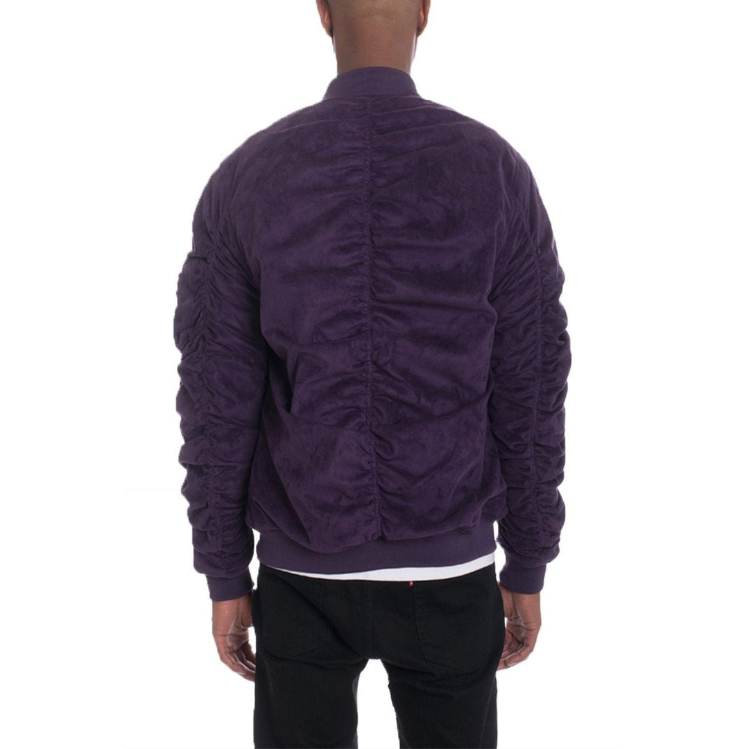 FAUX SUEDE BOMBER Image 3