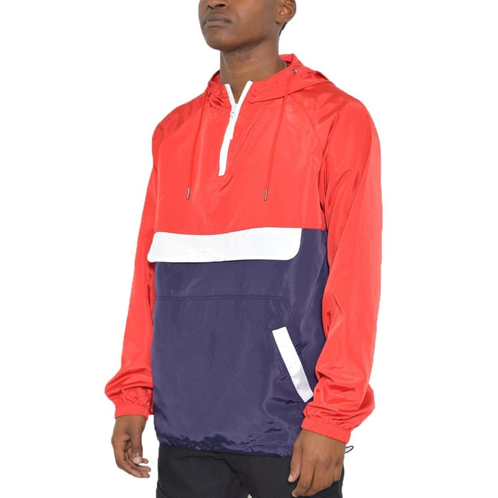 COLOR BLOCK ANORAK JACKET Image 1