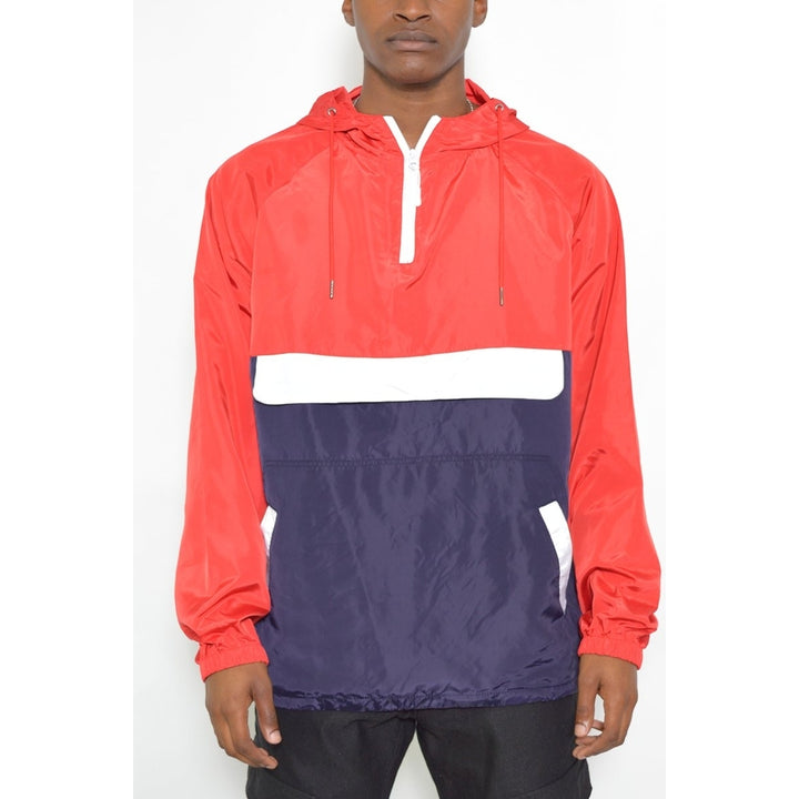 COLOR BLOCK ANORAK JACKET Image 2