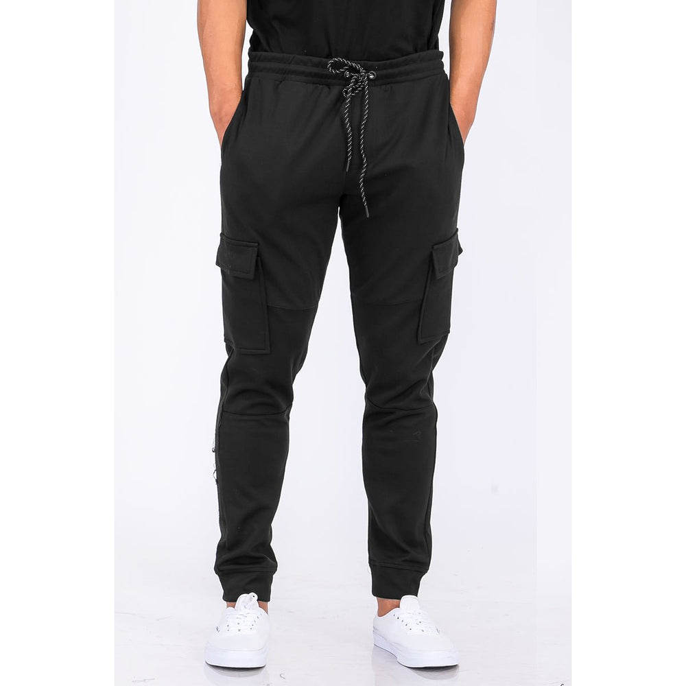 Cotton Blend Cargo Joggers Image 2