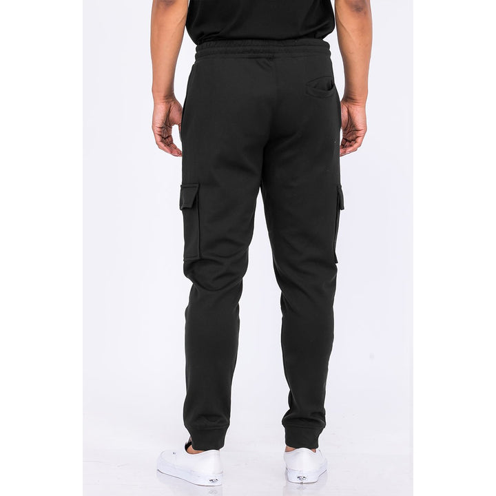 Cotton Blend Cargo Joggers Image 3