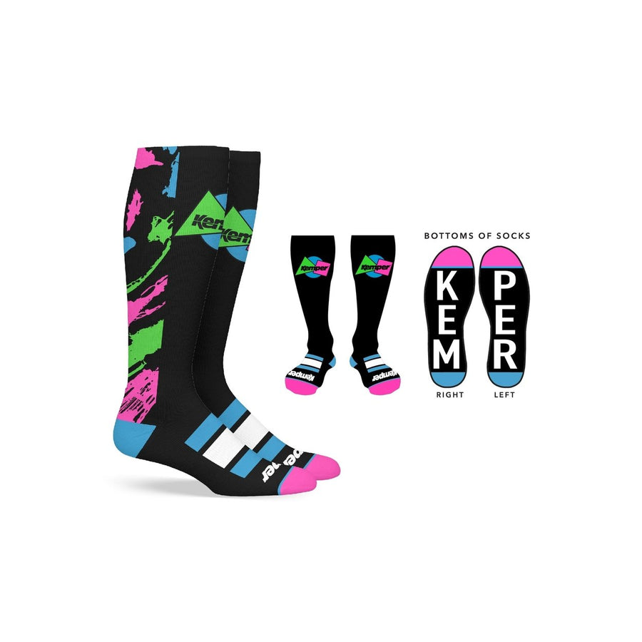 Kemper Snowboards Rampage Knee Snowboard Sock Image 1