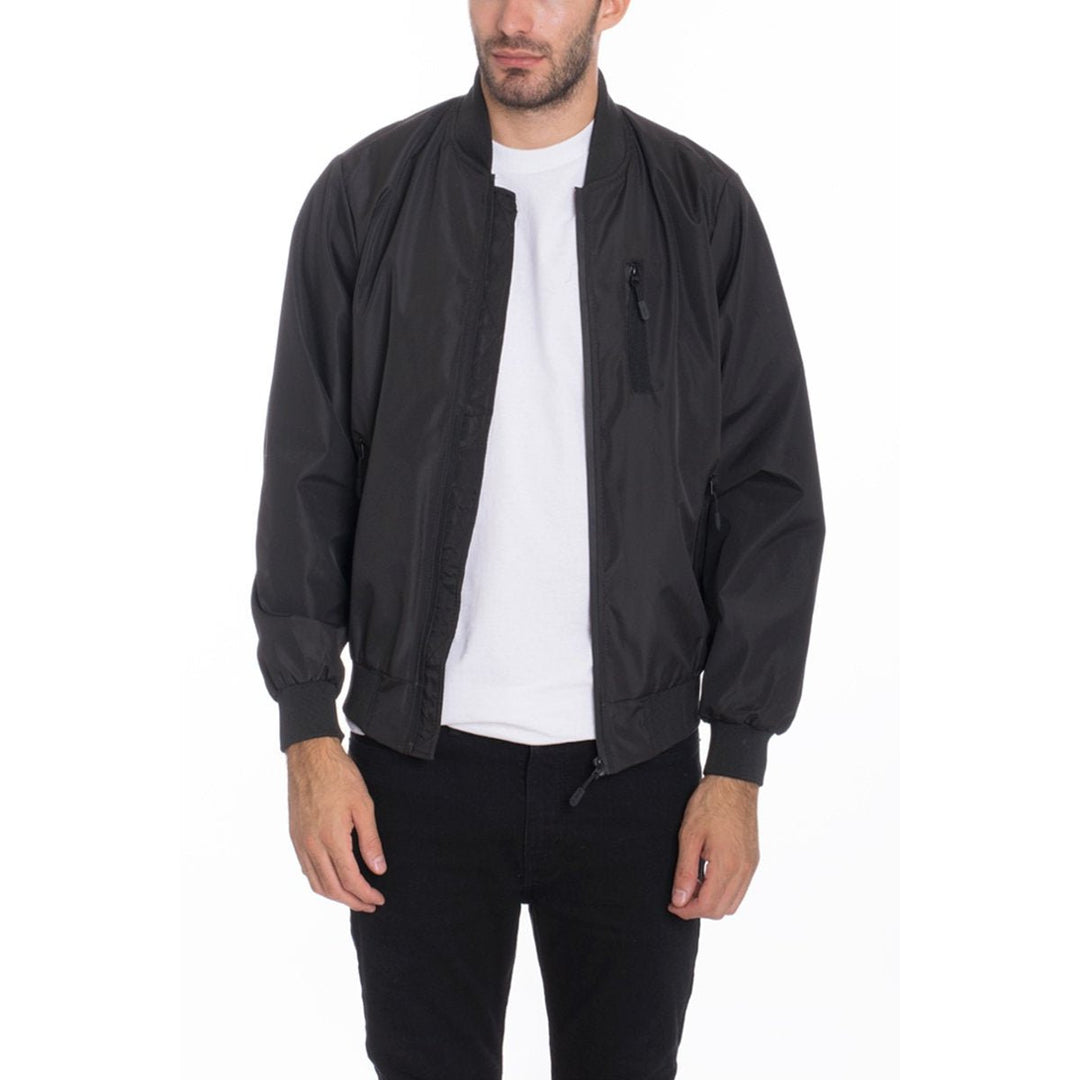 Mens Vinyl Waterproof Windbreaker Image 1