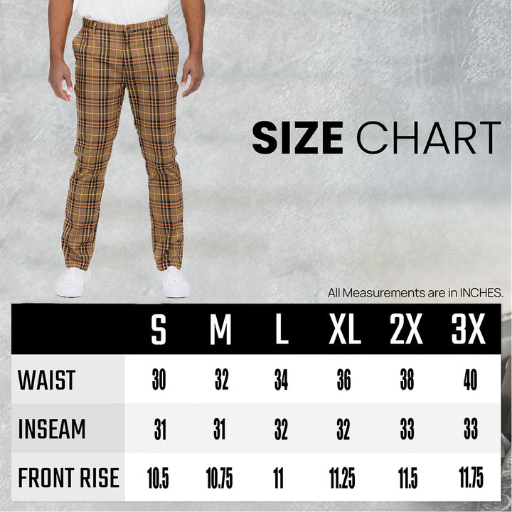 Plaid Slim Fit Trouser Pants Image 4