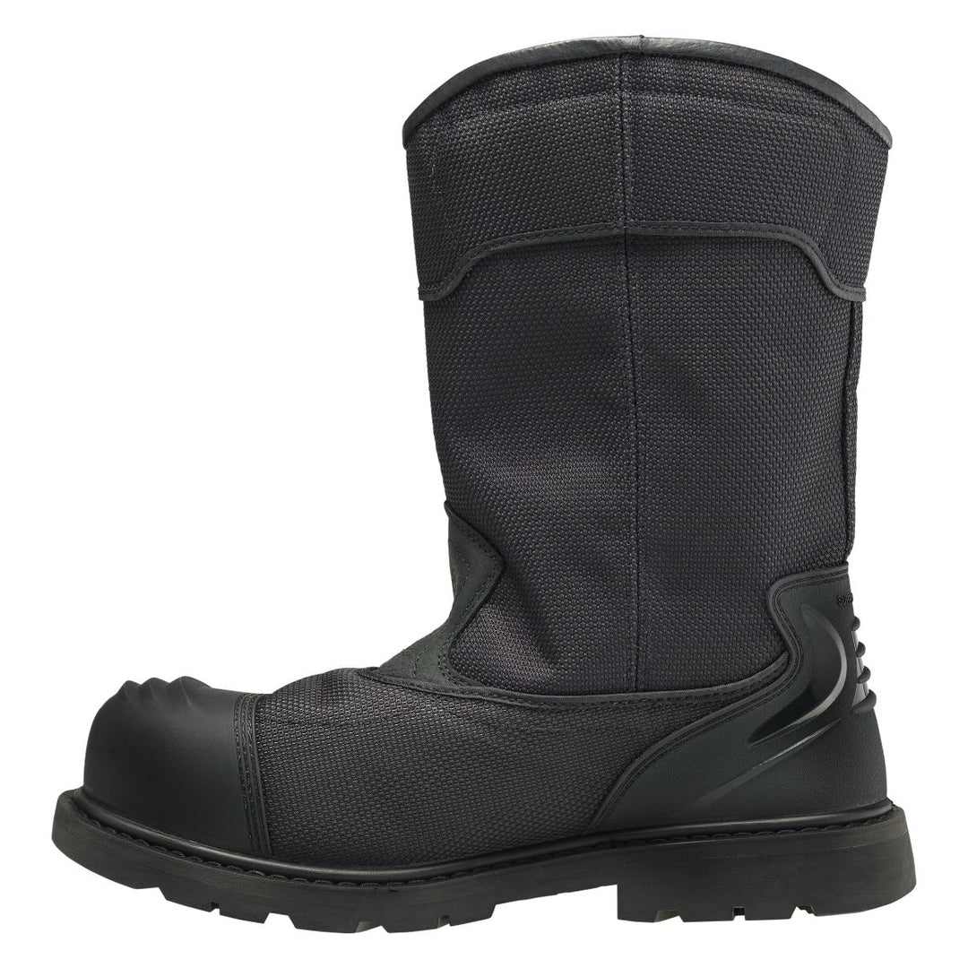 Avenger Mens 11" Hammer Wellington Carbon Composite Toe PR Waterproof Work Boots Black - A7800 BLACK Image 2