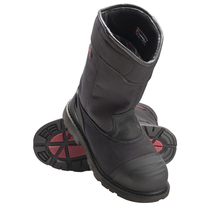 Avenger Mens 11" Hammer Wellington Carbon Composite Toe PR Waterproof Work Boots Black - A7800 BLACK Image 4