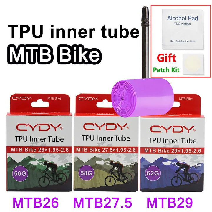 MTB 29/26/27.5 Ultralight TPU Bike Inner Tube for 29er Tires Image 1